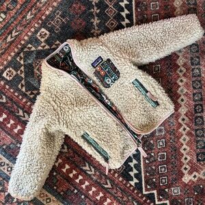 Baby Retro-X® Fleece Jacket 

Color Natural w/Mallow Pink